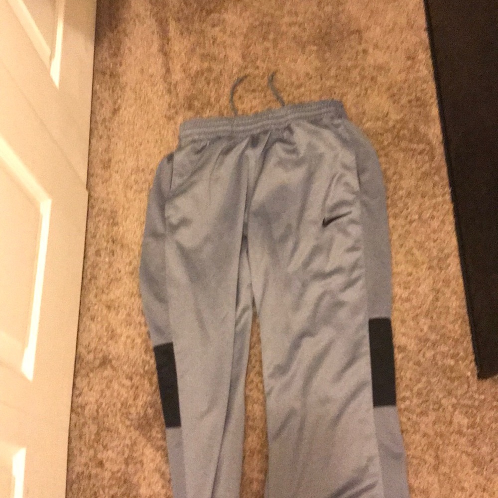 Grey black nike pants